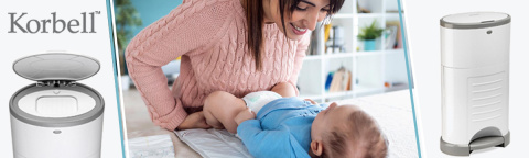 Korbell Pojemnik na zużyte pieluchy 9L