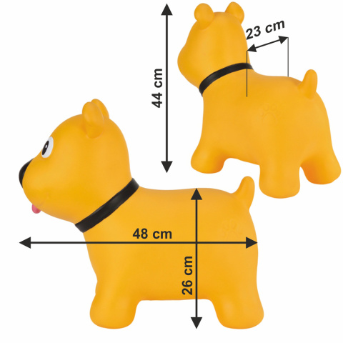 HOPPIMALS Skoczek PIESEK Żółty