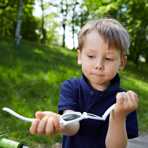 TOOTINY okulary dla dzieci ITOOTI CLASSIC S różowe