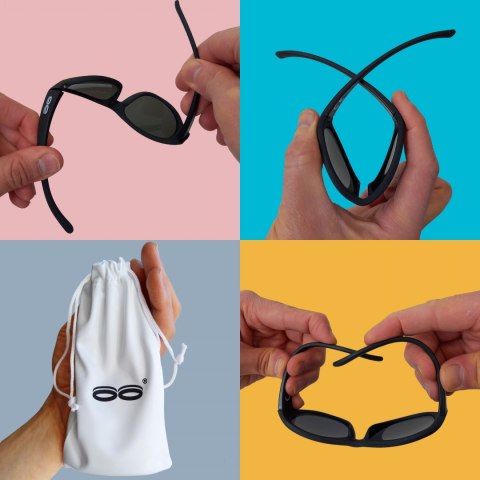 TOOTINY okulary dla dzieci ITOOTI CLASSIC M czarne