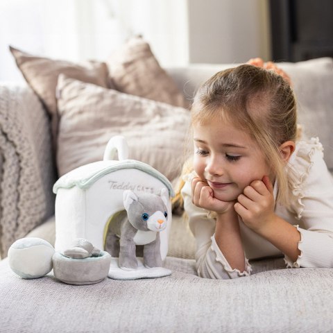 Teddykompaniet Pluszak Kot Zestaw Teddy Cats