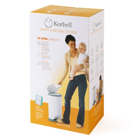 Korbell Pojemnik na zużyte pieluchy 16L
