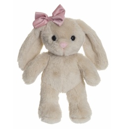 Maskotka królik Tyra, przytulanka Teddykompaniet, pluszak beżowy 20 cm