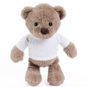 Miś pluszowy z koszulką, Maskotka Max, przytulanka Tullimals, brąz 30 cm
