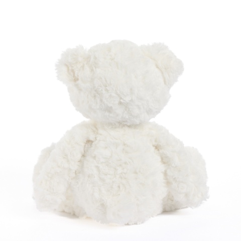 Miś pluszowy z koszulką, Tullimals Maskotka Milo, biały 25 cm